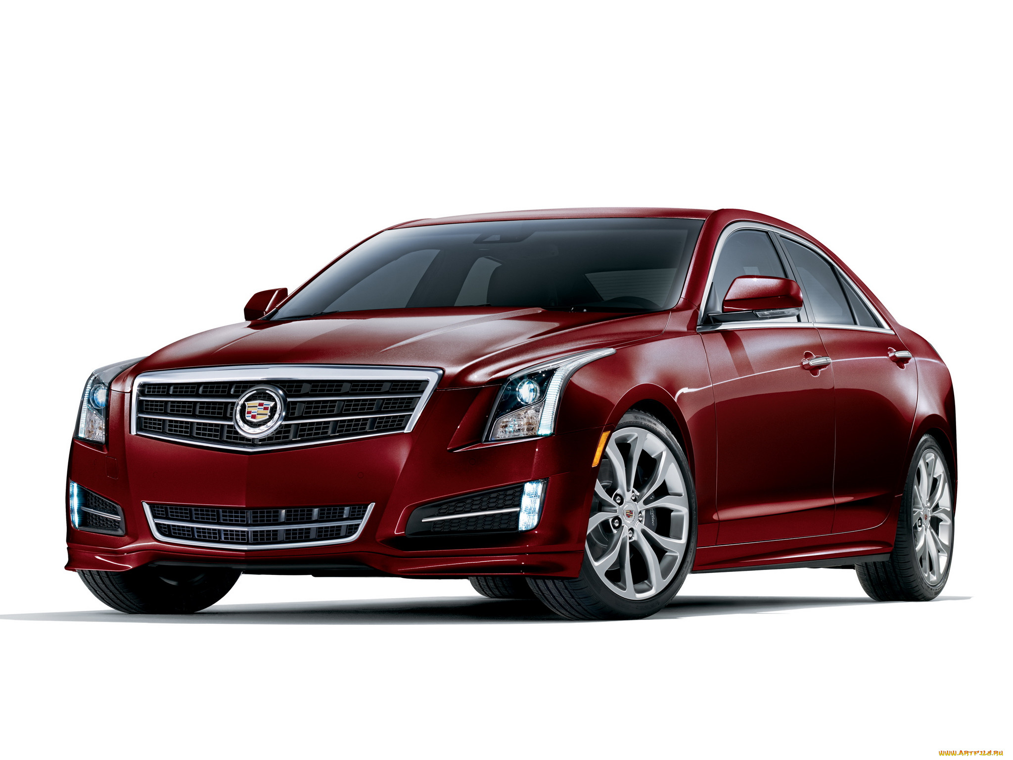, cadillac, ats, crimson, sport, 2014, 